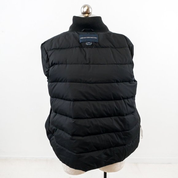 French Connection 6 Down Filled Puffer Coat Black - Picture 7 of 10
